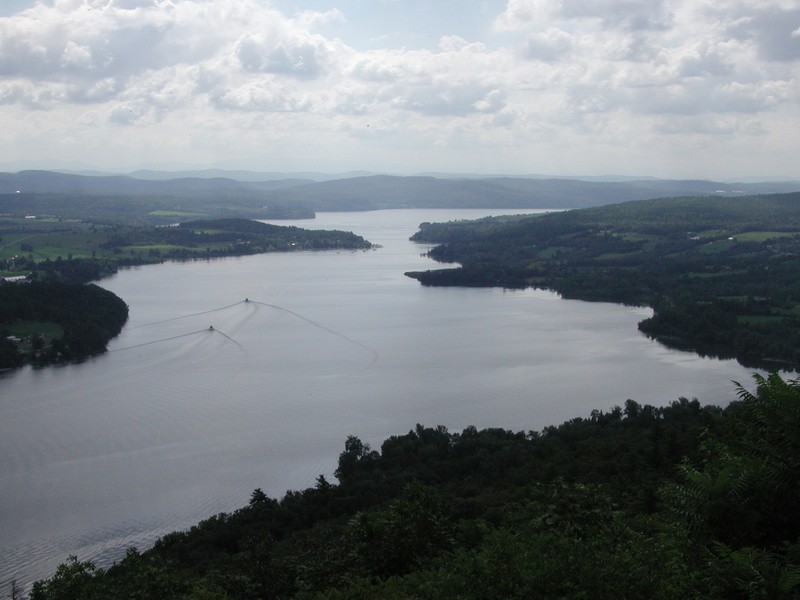 Southern Lake Champlain viewed from Mount Defiance. Stephen M. Young